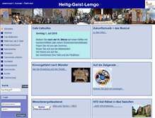 Tablet Screenshot of heilig-geist-lemgo.de